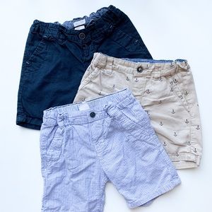 3 Pairs H&M Baby Shorts